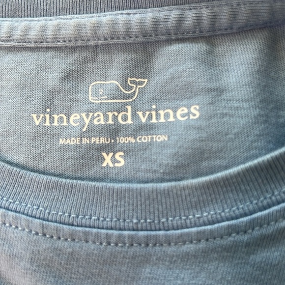 VINEYARD VINES long sleeve tee, periwinkle size XS - Picture 7 of 8